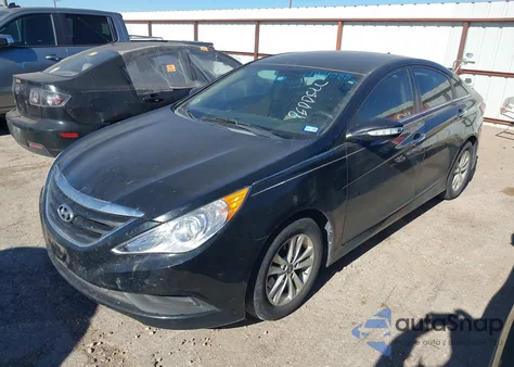 2014 Hyundai Sonata Gls from USA, damaged, VIN 5NPEB4AC5EH821010
